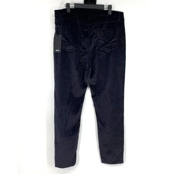 Hudson Jeans Barbara Super Skinny Velvet Purple Ankle NWT